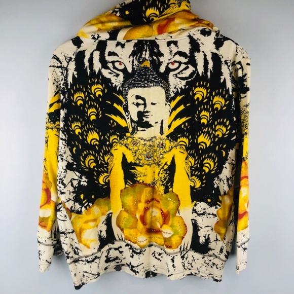 Le Mieux Tops - Le Mieux Buddha Hoodie Sz XL